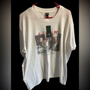 Wild Fable White Graphic Tee